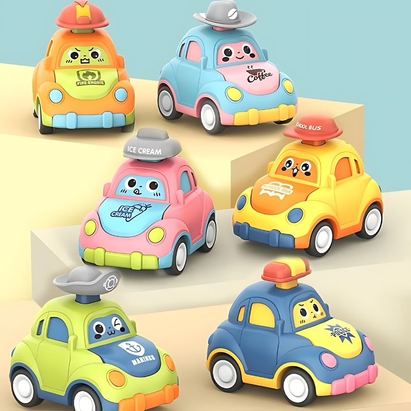 Toy Cars Plastic Educational Vehicle Playset