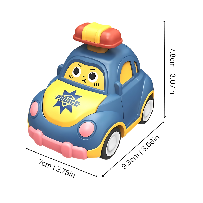 Toy Cars Plastic Educational Vehicle Playset