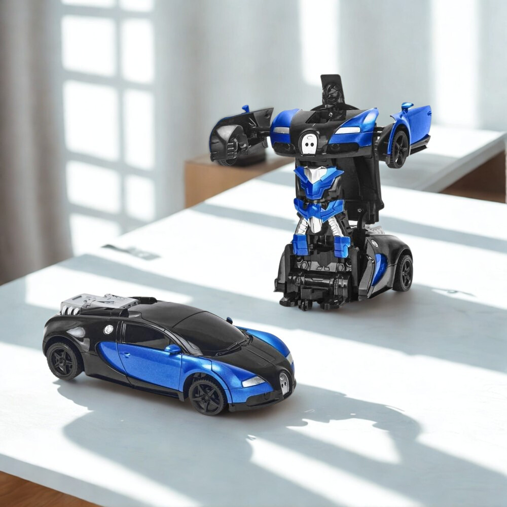 Voiture télécommandée avec mode robot transformable