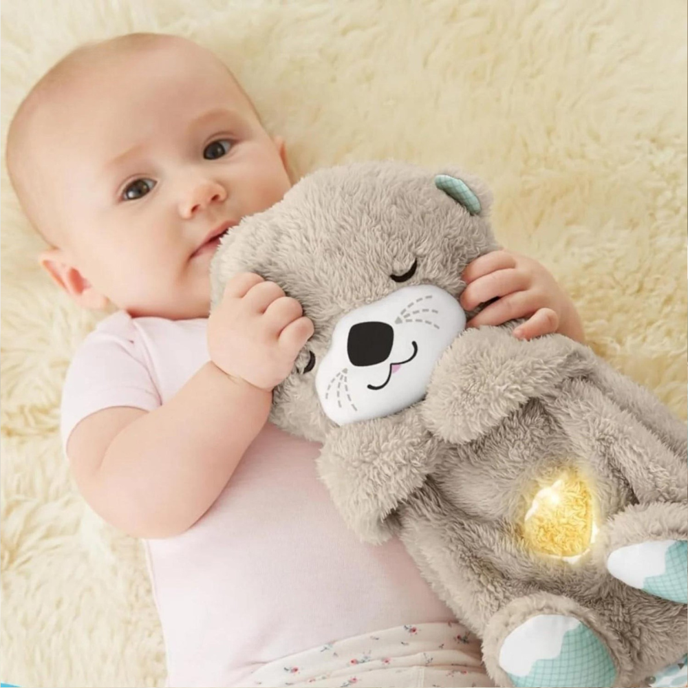 Peluche avec lumière pour aide au sommeil du bébé