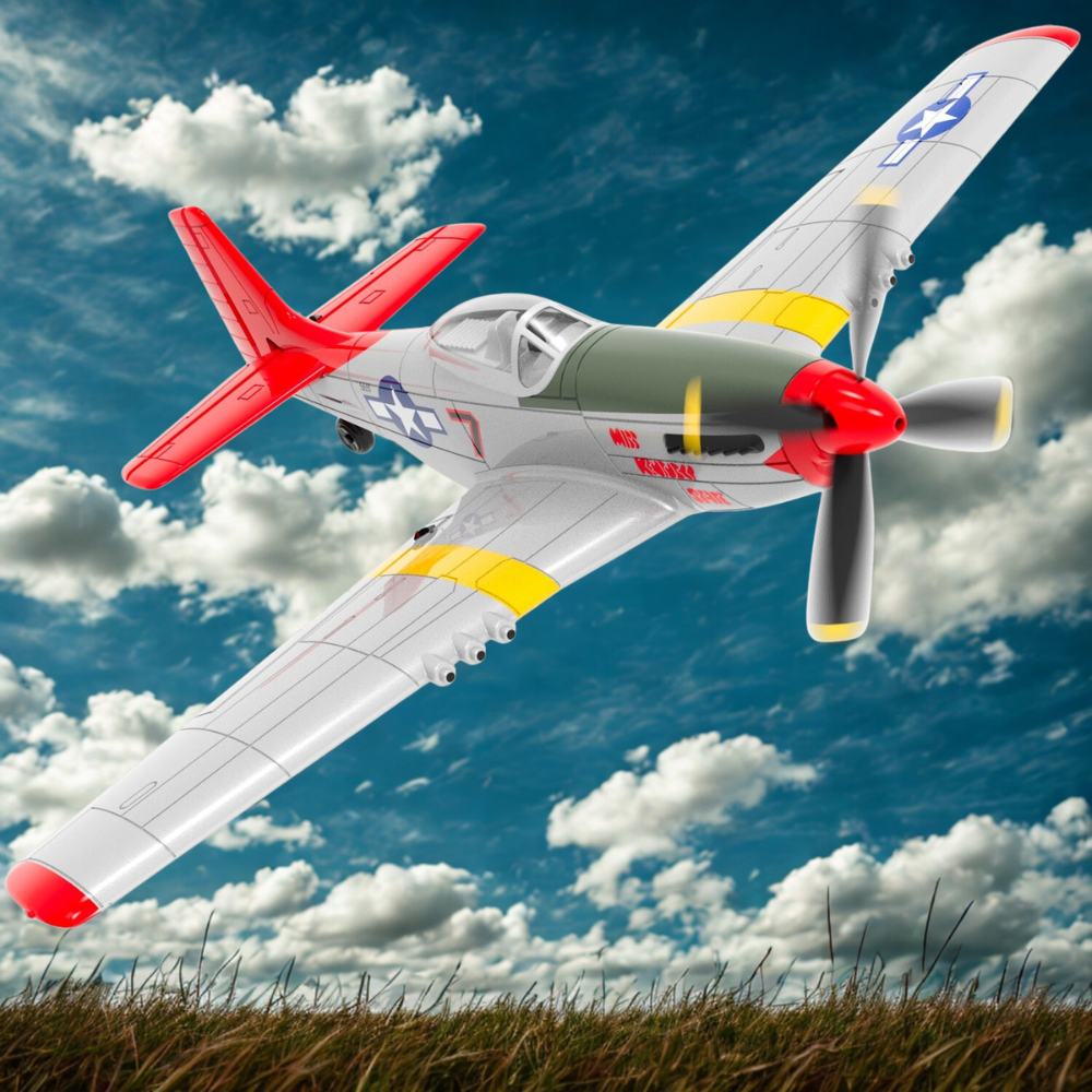 Avión de Control Remoto Ligero de Espuma con Giroscopio