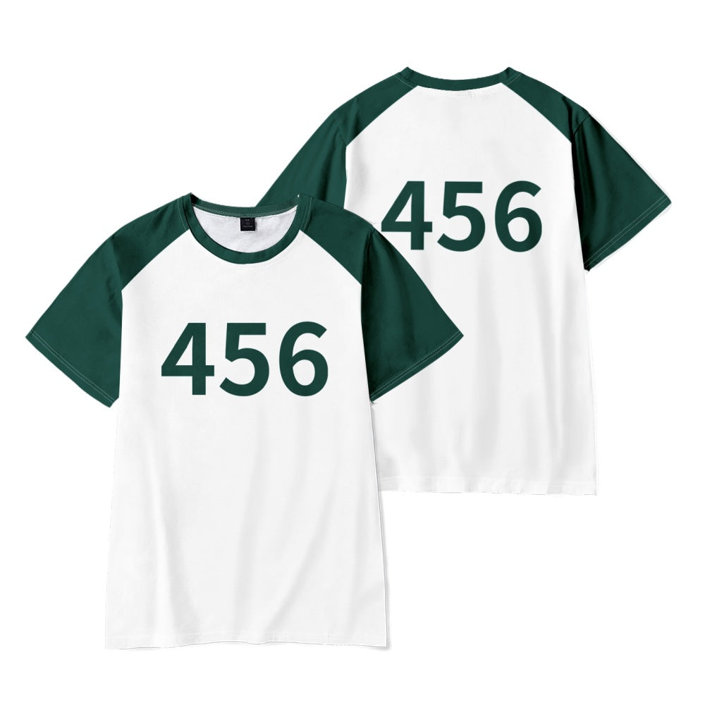 Kids 3PCS Players Cosplay Tracksuit Costume Green Sweatshirt Pants and T-shirt - Image 13