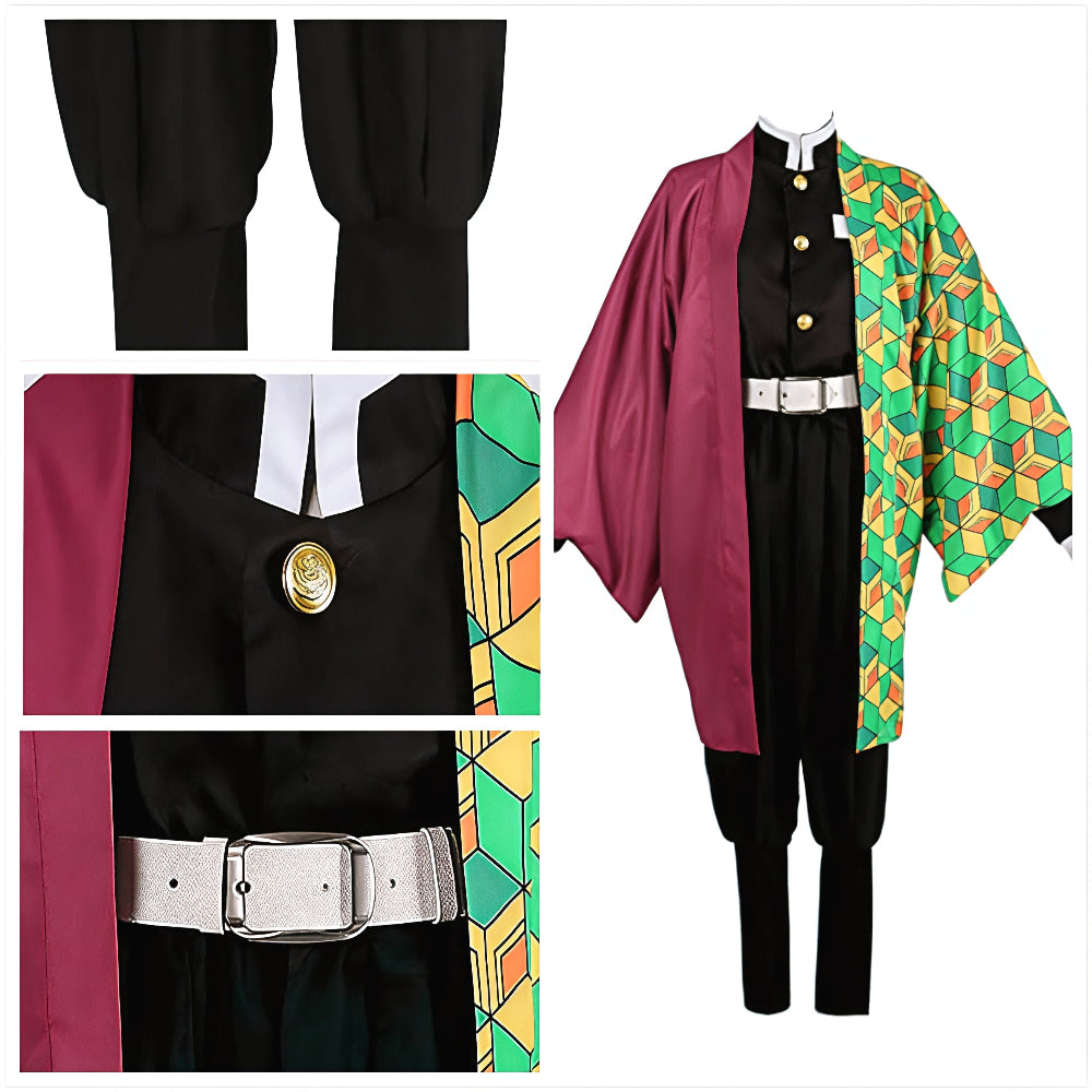 Halloween Costume Kids Anime Kimono Outfit Set