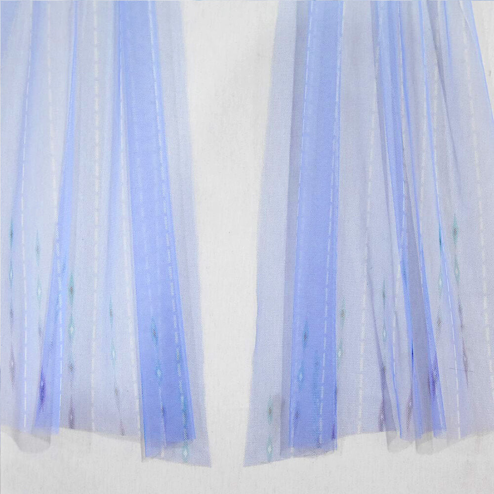 Kids Elsa Princess Costume Snow Girls Dress With Crown Scepter Wig Cosplay Accessories - Image 12
