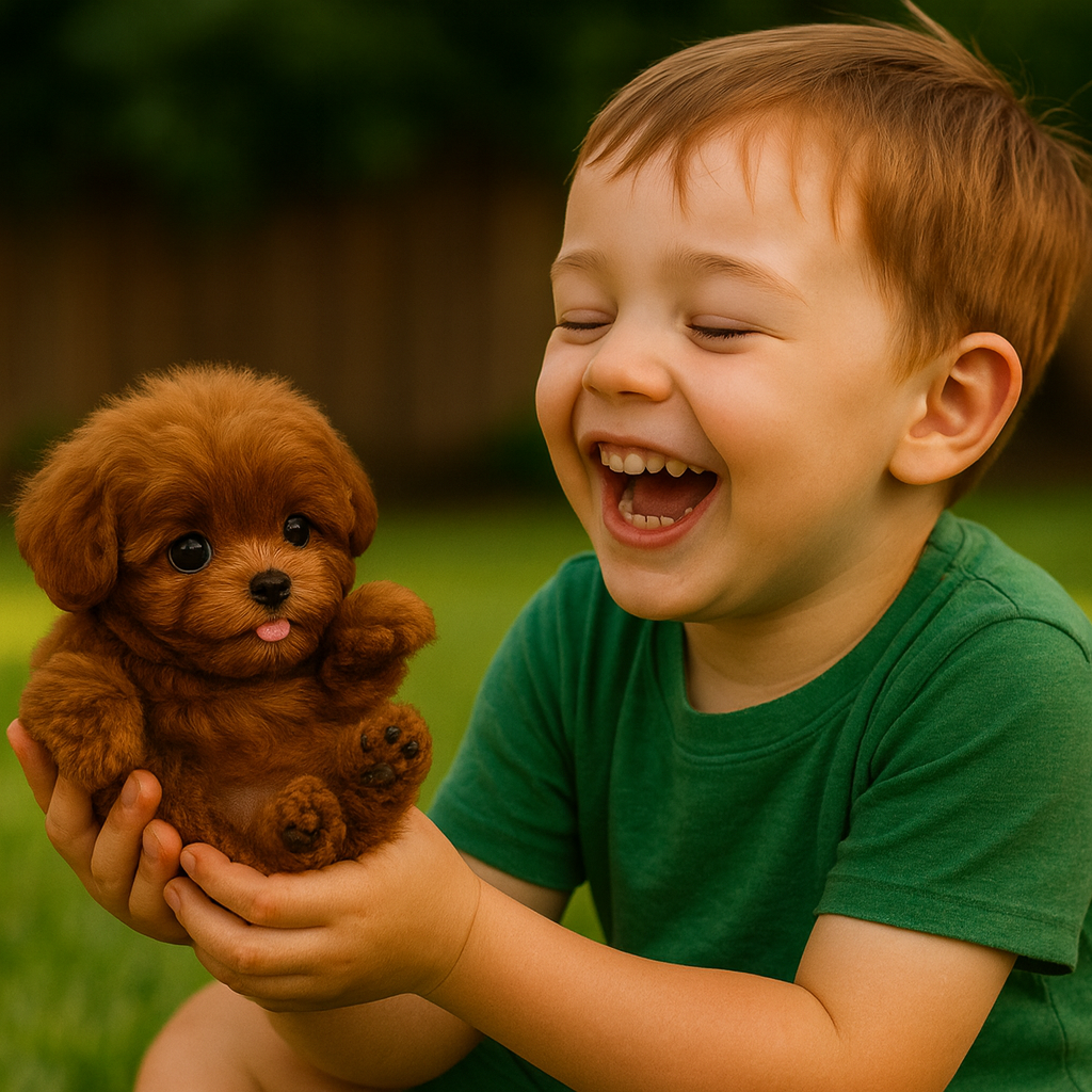 Chien jouet interactif en peluche