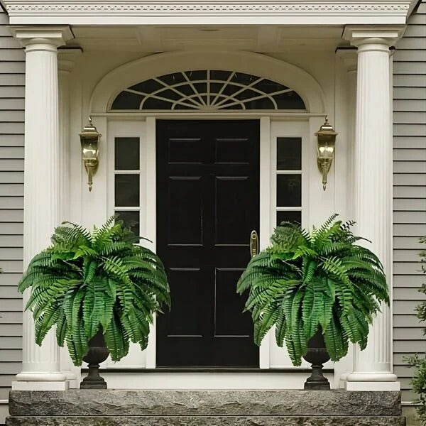 Lifelike UV-Resistant Artificial Fern Plant - Image 1