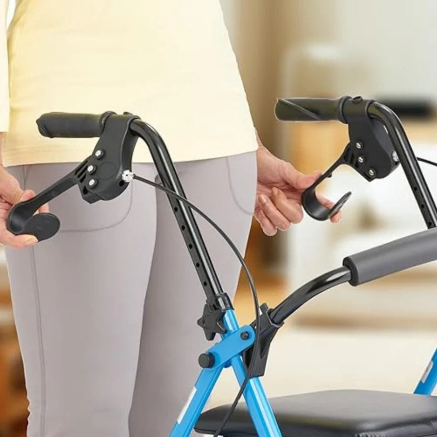 Lightweight Folding Walker with Padded Seat - Image 5