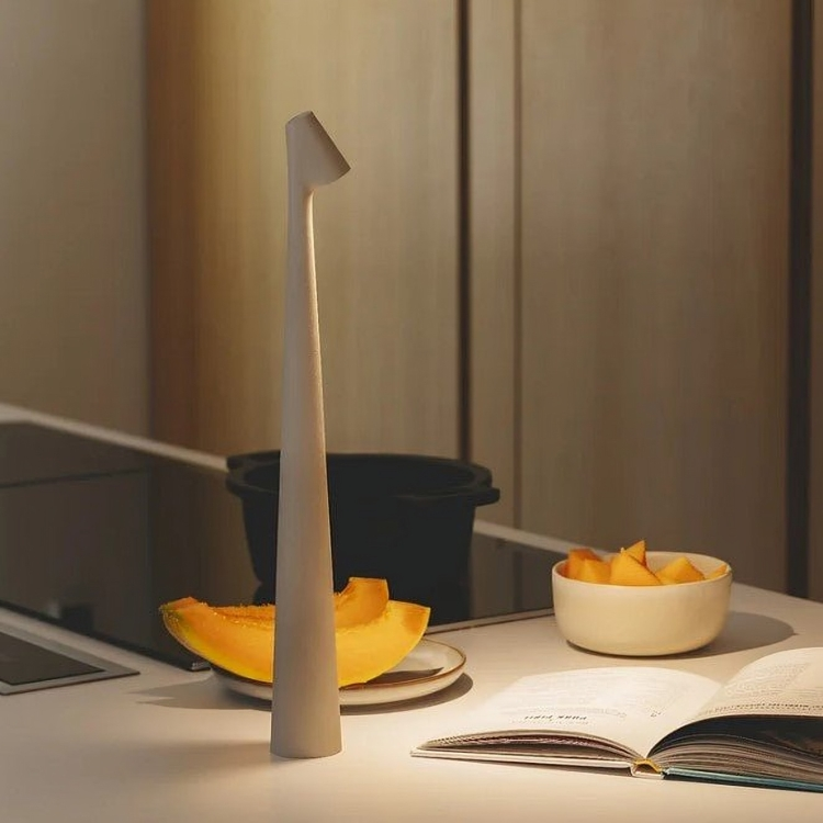 Bordlampe Bærbar LED Aluminium Genopladelig