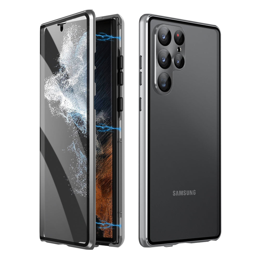 Magnetische gehärtete Glas doppelseitige Telefonhülle für Samsung - Image 3