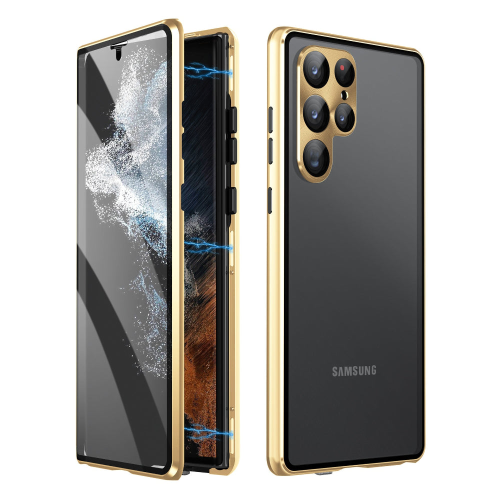 Magnetische gehärtete Glas doppelseitige Telefonhülle für Samsung - Image 4
