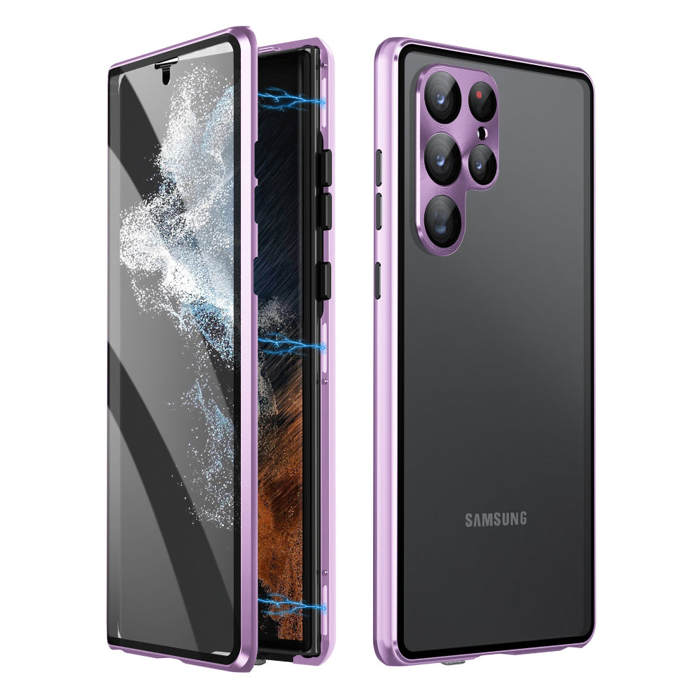 Magnetische gehärtete Glas doppelseitige Telefonhülle für Samsung - Image 5