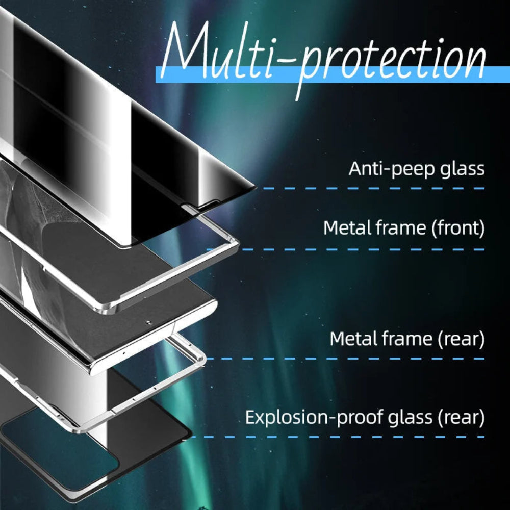 Magnetische gehärtete Glas doppelseitige Telefonhülle für Samsung - Image 7