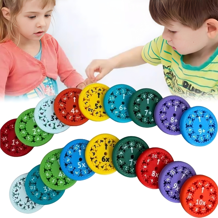 Educational Maths Fidget Toy Colourful Spinner