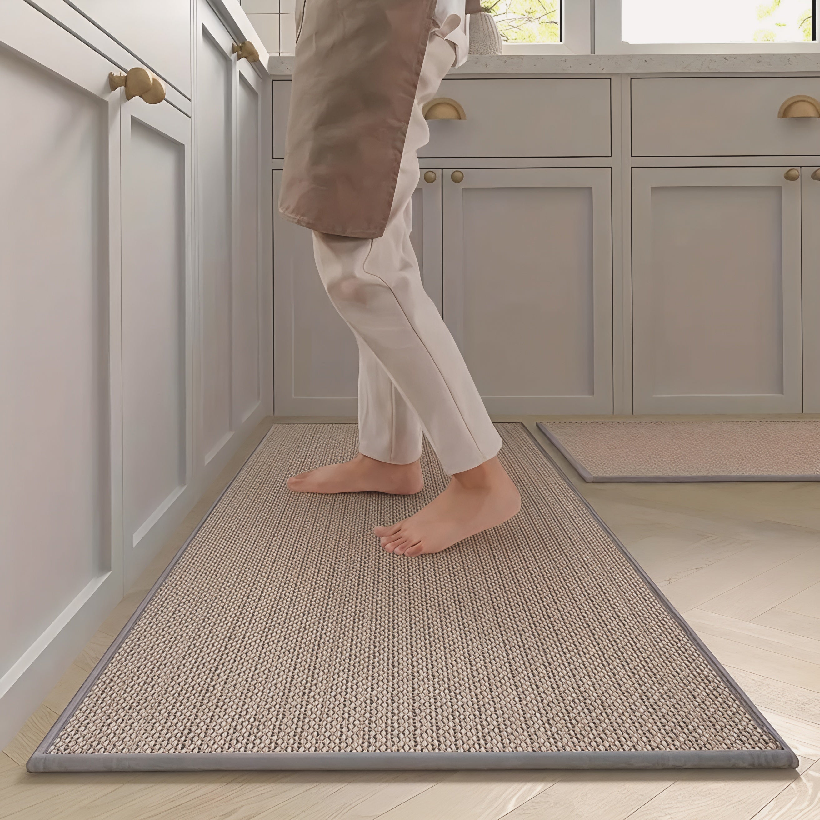 Ensemble de tapis de sol de cuisine en sergé antidérapant