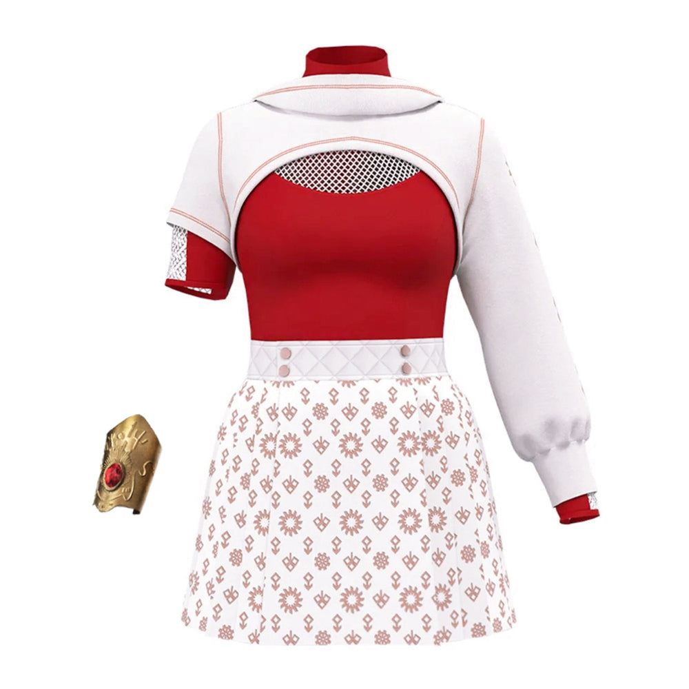 Nova Zombies Costume Daywalker Vampire Nova Red Outfit Halloween Carnival Suit for Cosplay - Image 3