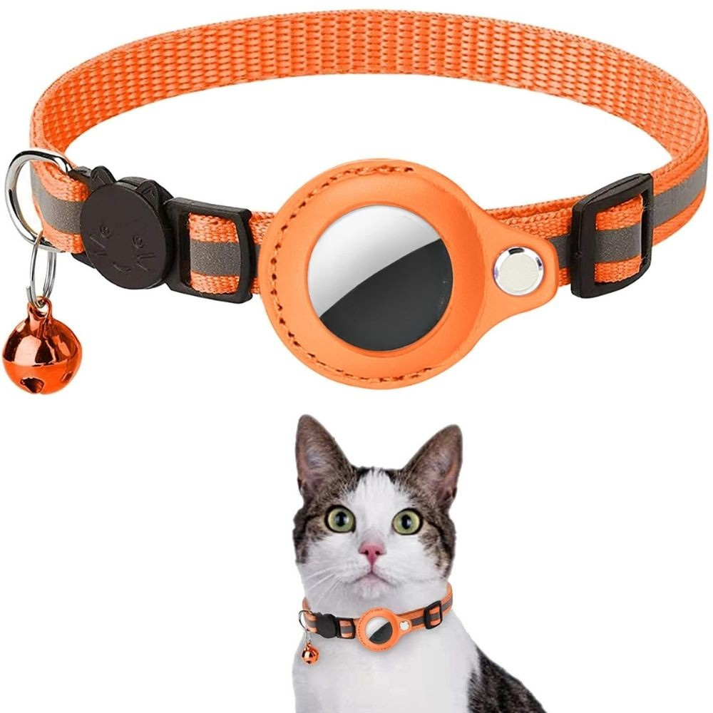 Kattehalsbånd Nylon Reflekterende GPS Tracker Rem