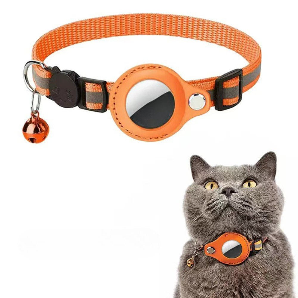 Kattehalsbånd Nylon Reflekterende GPS Tracker Rem