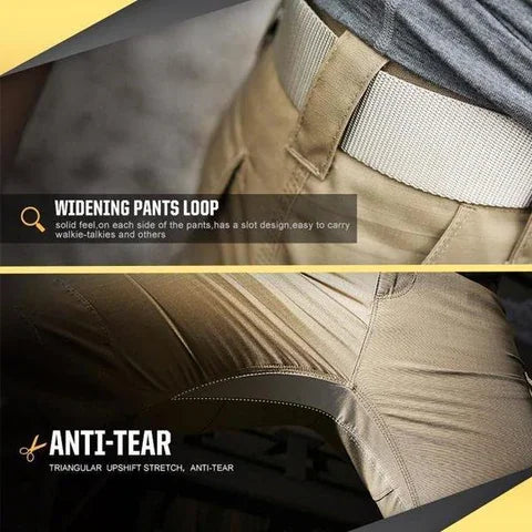 Outdoor Tactical Waterproof Pants Army Fan Multi-Pocket Combat Pants Ripstop Water Resistant Quick Dry Hiking Pants Cargo Pants - Image 5