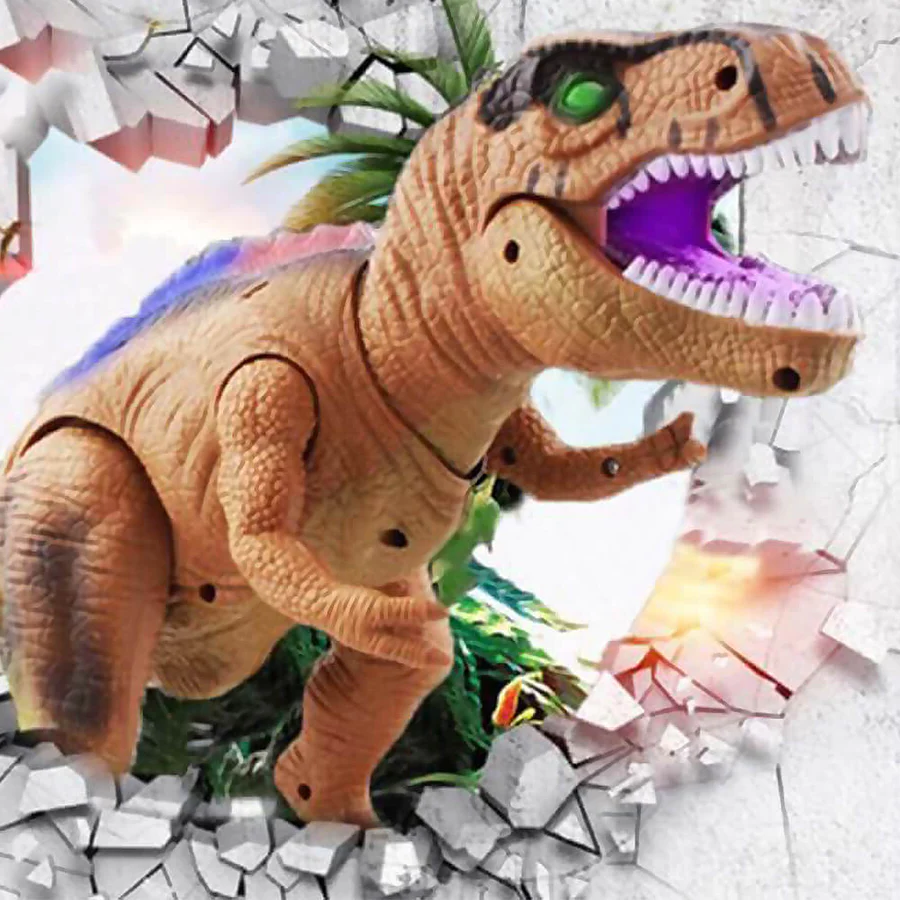 Fjernstyret Dinosaur Legetøj Gående Brølende