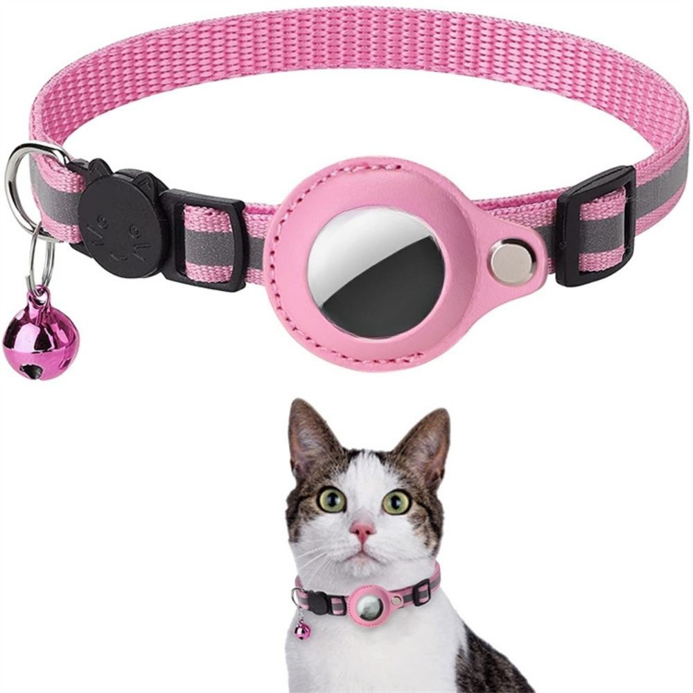 Kattehalsbånd Nylon Reflekterende GPS Tracker Rem