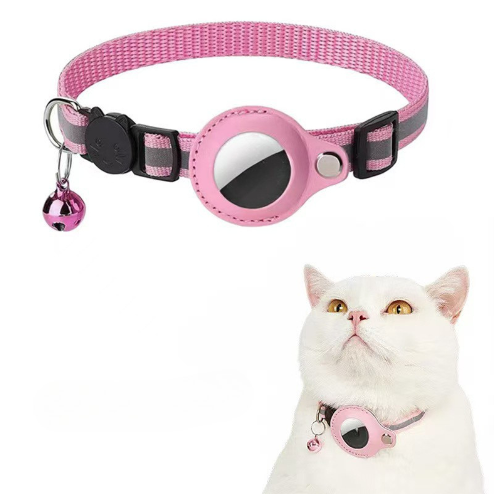 Kattehalsbånd Nylon Reflekterende GPS Tracker Rem