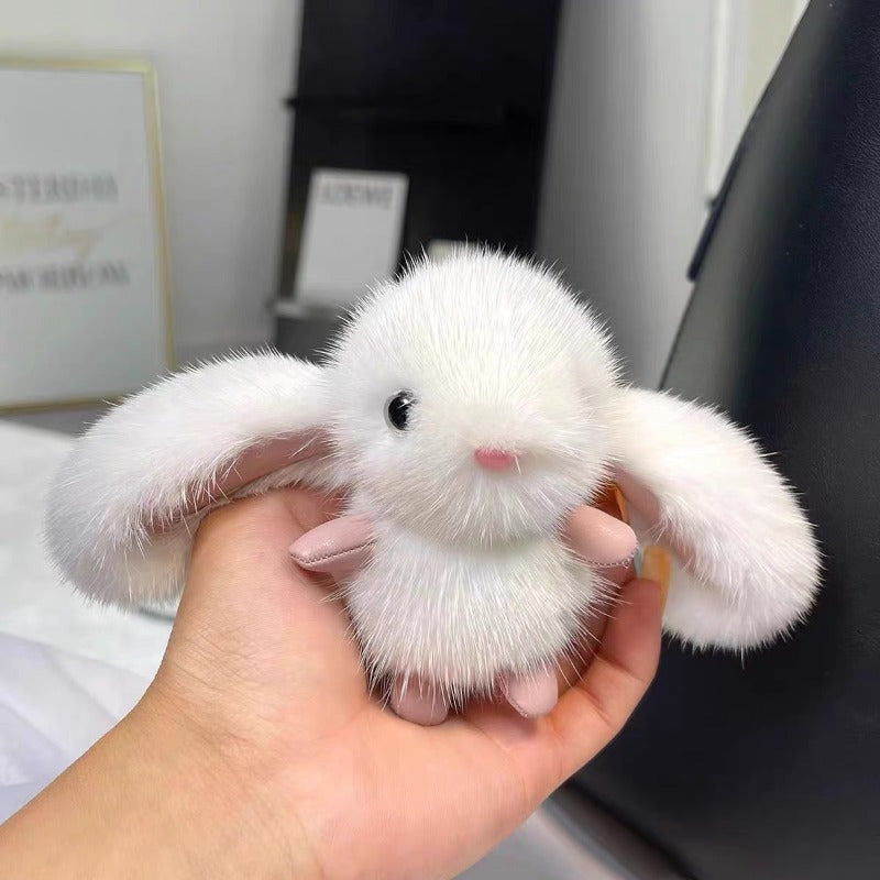 ぬいぐるみキーチェーン ソフトバニー バッグアクセサリー