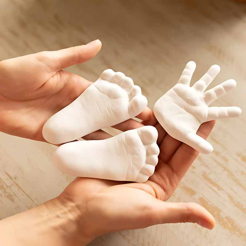 Kit de moulage bébé Souvenir empreinte main et pied