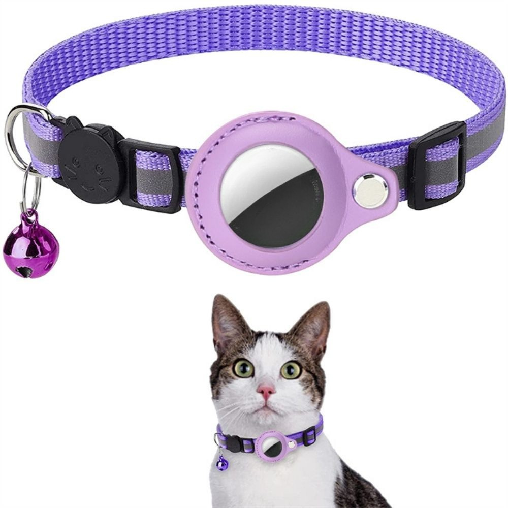 Kattehalsbånd Nylon Reflekterende GPS Tracker Rem