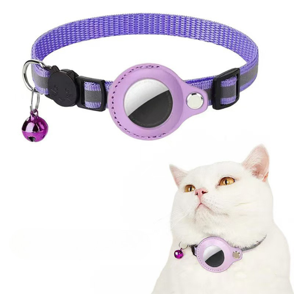 Kattehalsbånd Nylon Reflekterende GPS Tracker Rem