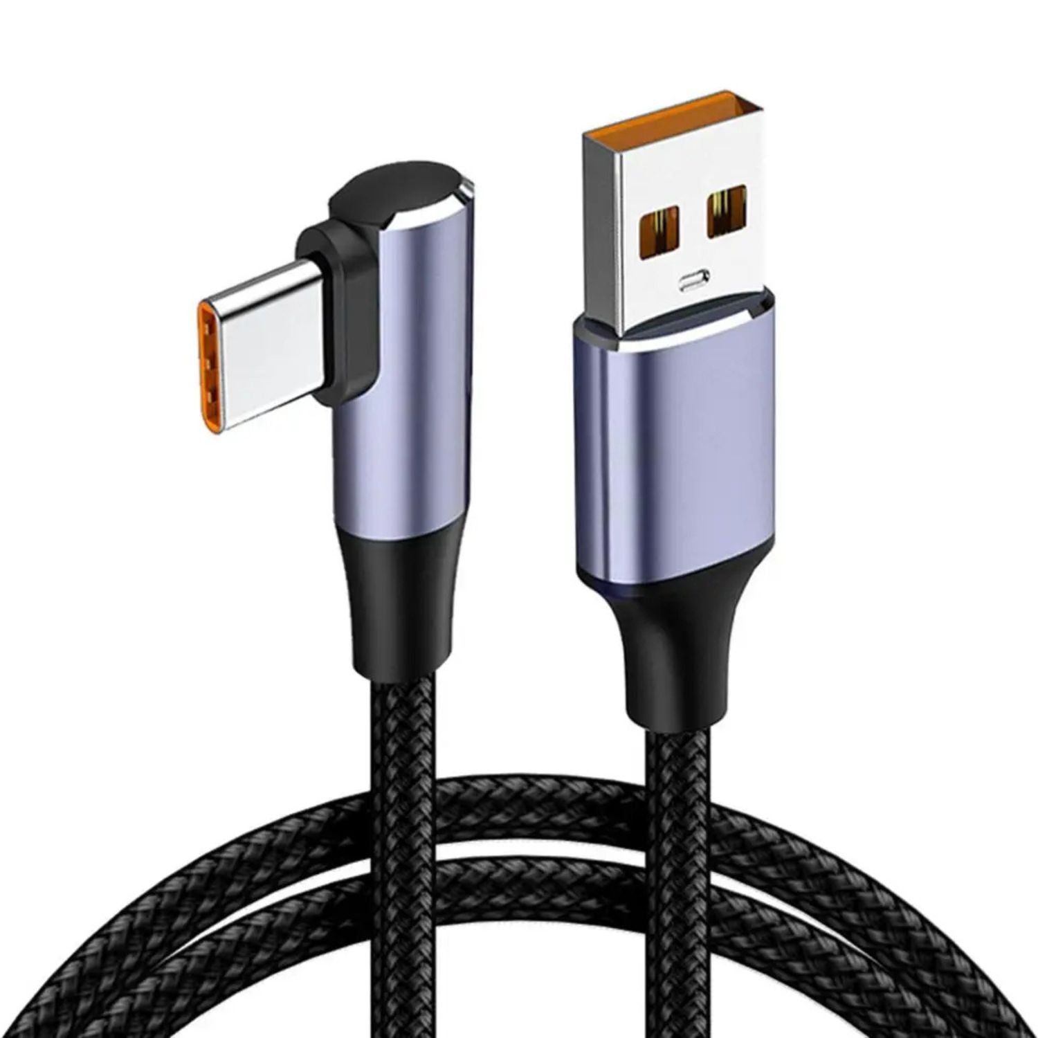 USB kabel rychlé nabíjení opletený kabel