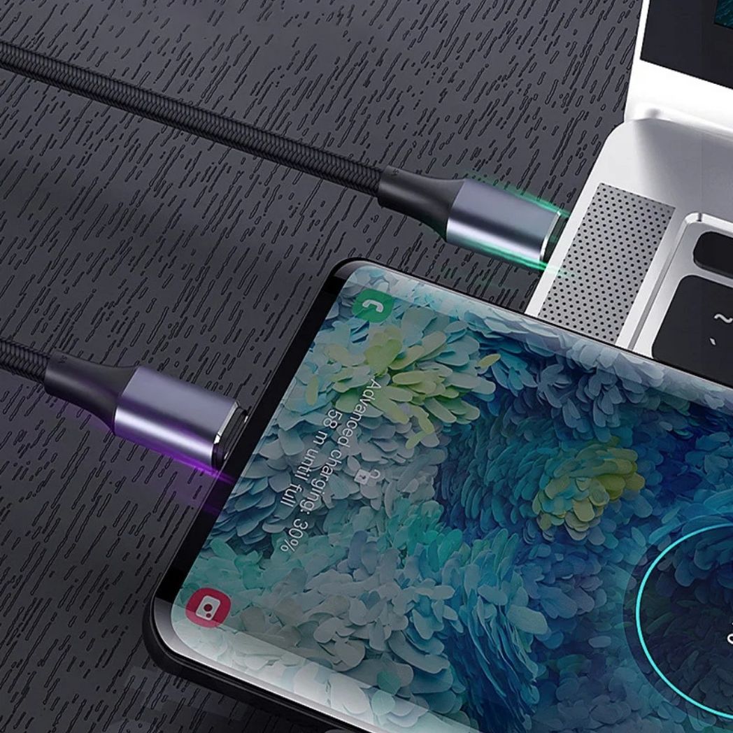 USB kabel rychlé nabíjení opletený kabel