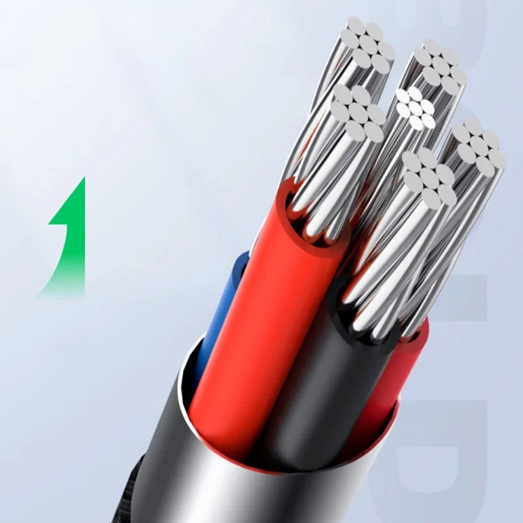 USB kabel rychlé nabíjení opletený kabel