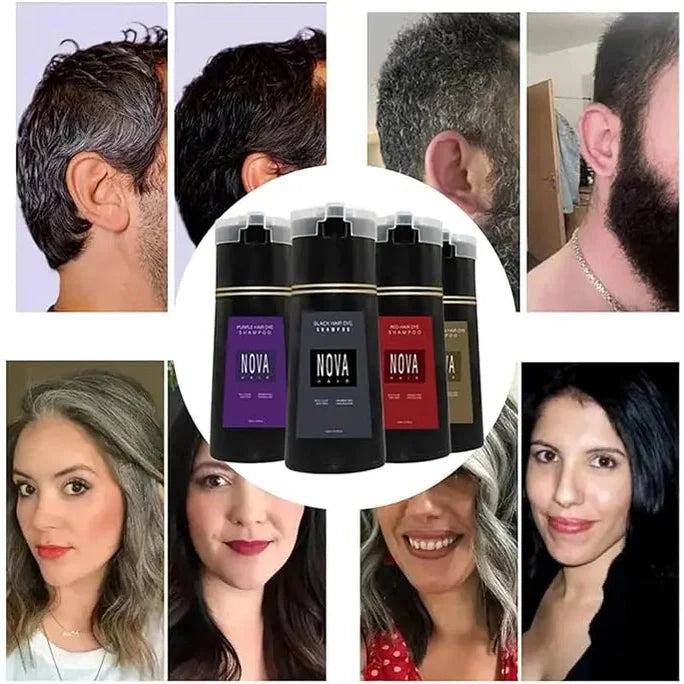 Shampooing colorant naturel pour cheveux sains
