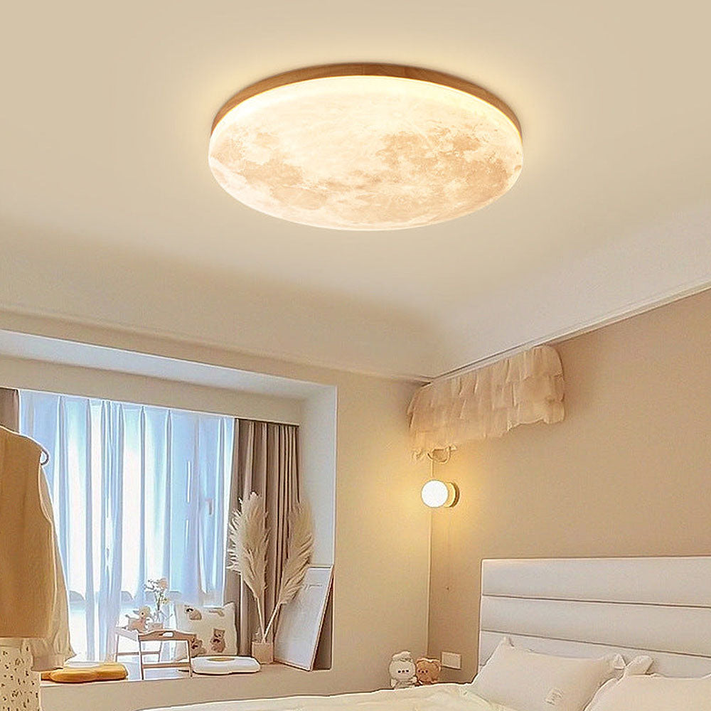 Loftlampe Månestil Blød LED-armatur