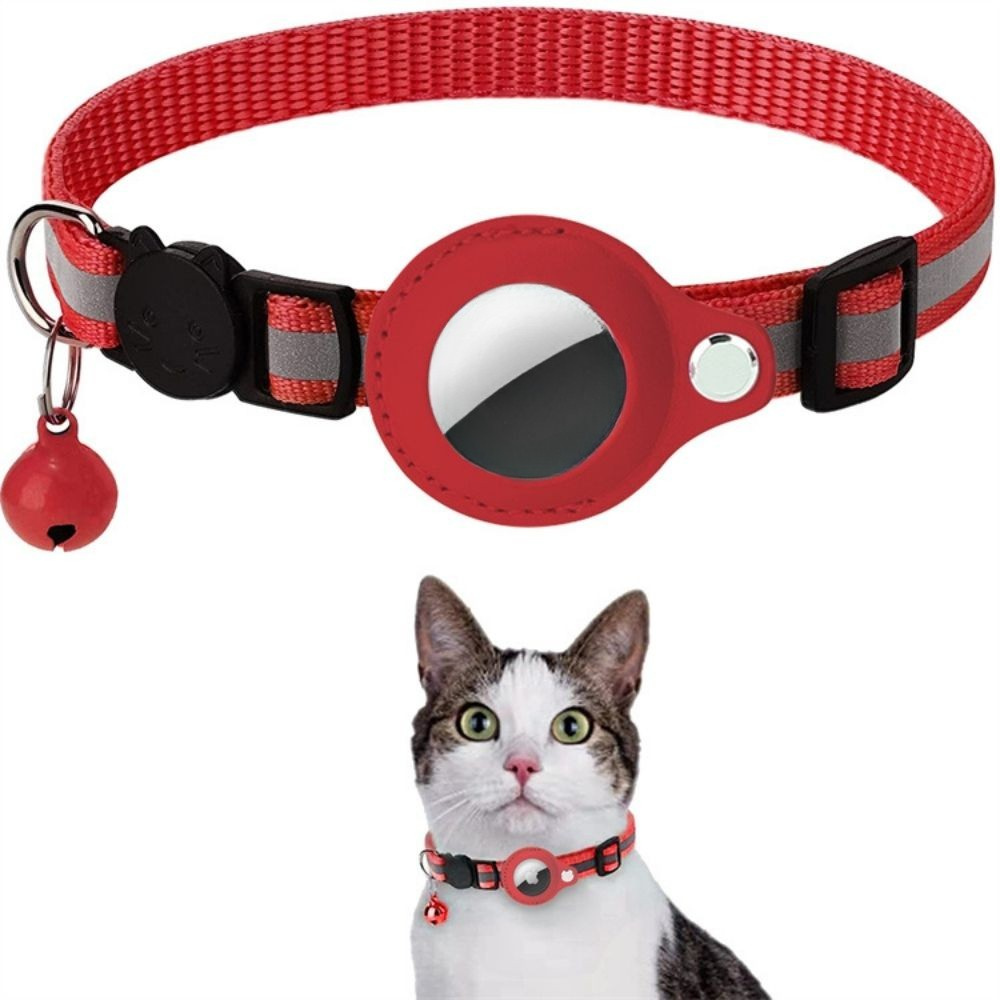 Kattehalsbånd Nylon Reflekterende GPS Tracker Rem