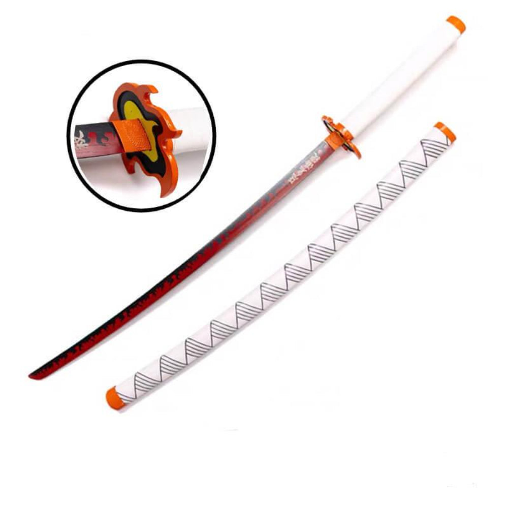 Rengoku Kyojurou Costume Halloween Kyoujurou Cosplay Outfit Full Set For Kids and Adult - Image 8