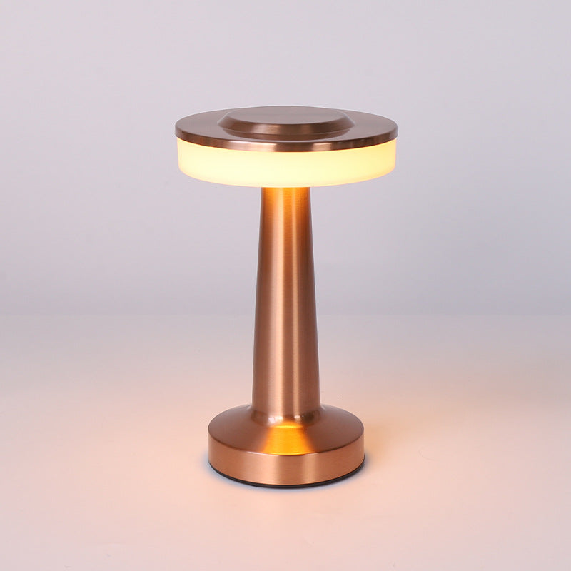 Bordlampe Metal LED Genopladelig Dæmpbar Lys