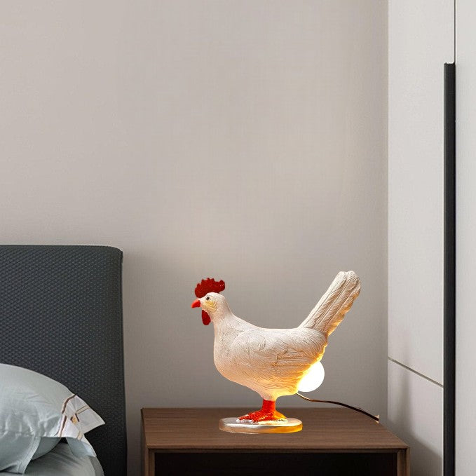 Bordlampe Dyr Harpiks LED Natlys