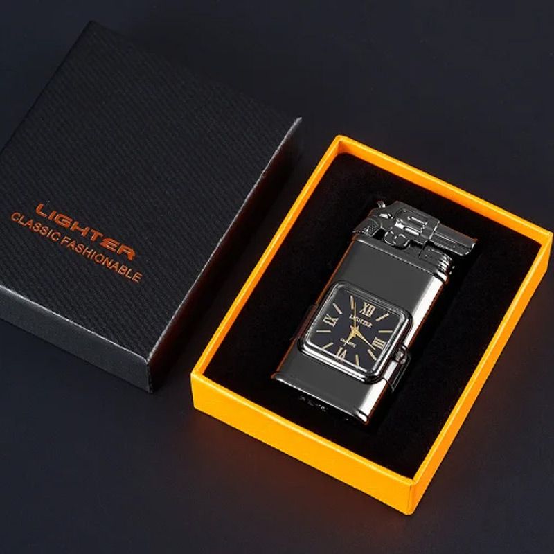 Sandsberg Vintage Uhr Bezel Jetflamme Taschenfeuerzeug - Image 13
