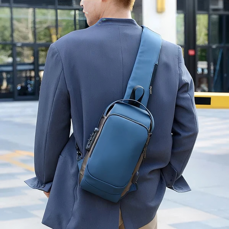 Herren Reise Schulter Rucksack | Kleiner Diebstahlsicherer Rucksack