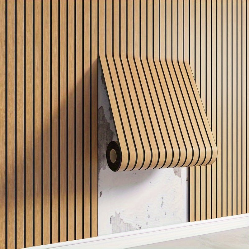 Pannelli da parete autoadesivi effetto legno 3D