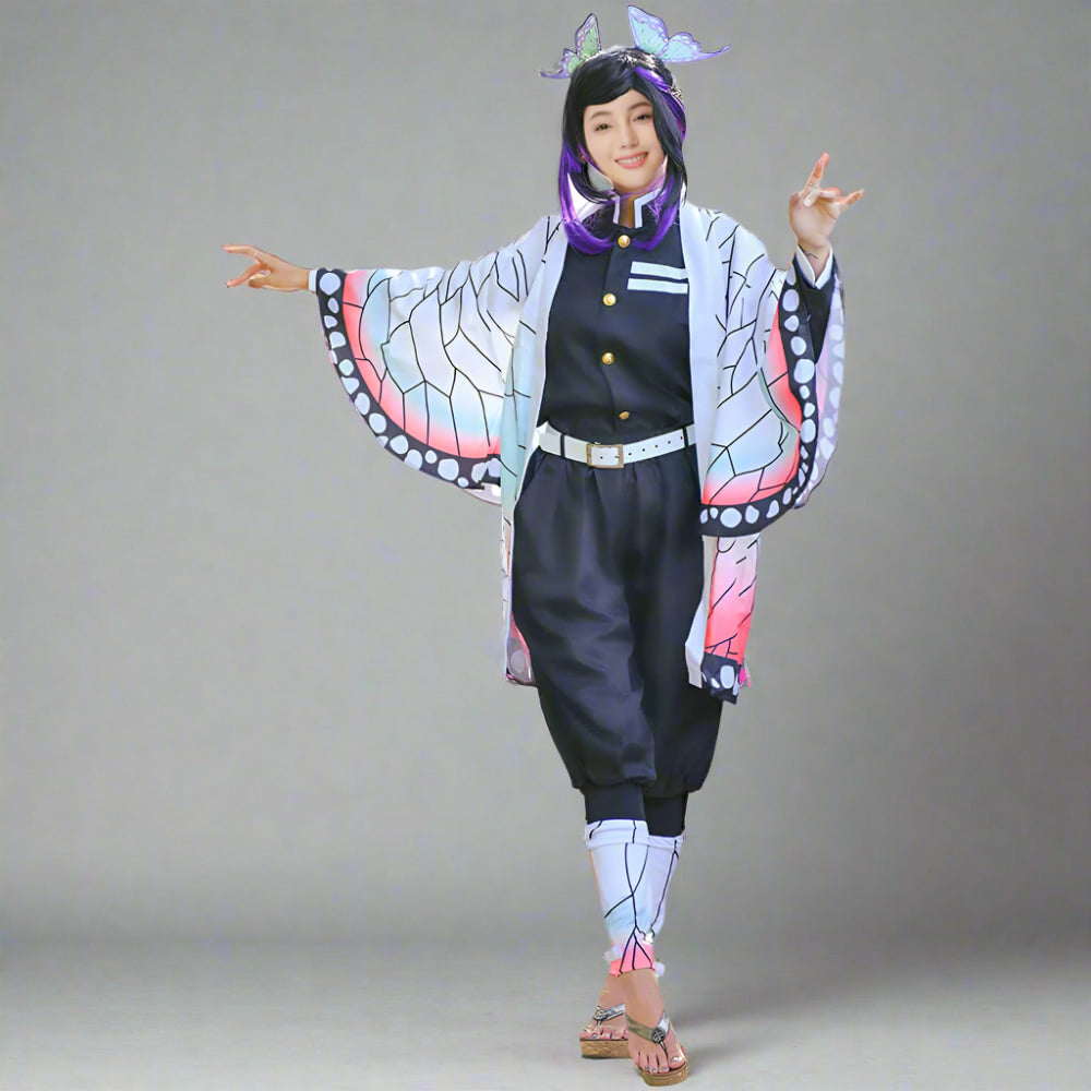 Shinobu Kocho Costume Halloween Shinobu Cosplay Outfit Full Set - Image 1