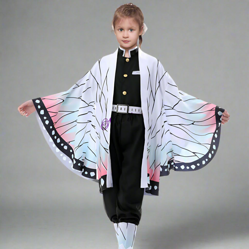 Shinobu Kocho Costume Halloween Shinobu Cosplay Outfit Full Set - Image 2