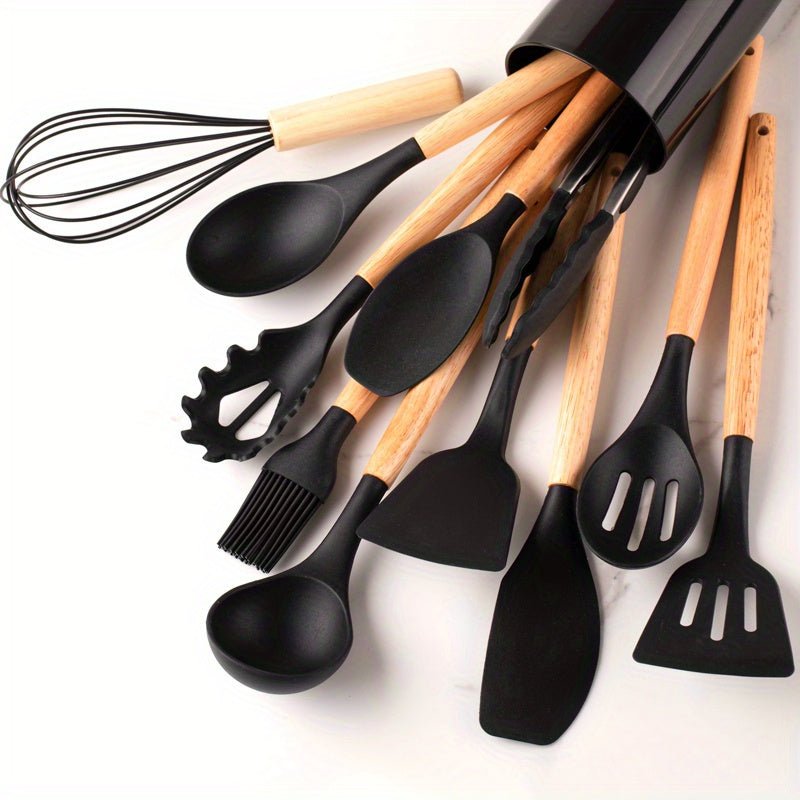 Køkkenredskabssæt silikone non-stick madlavningsværktøj