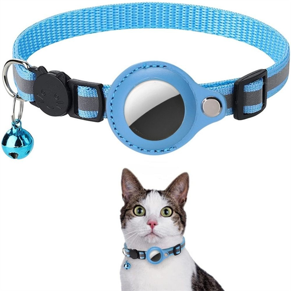 Kattehalsbånd Nylon Reflekterende GPS Tracker Rem