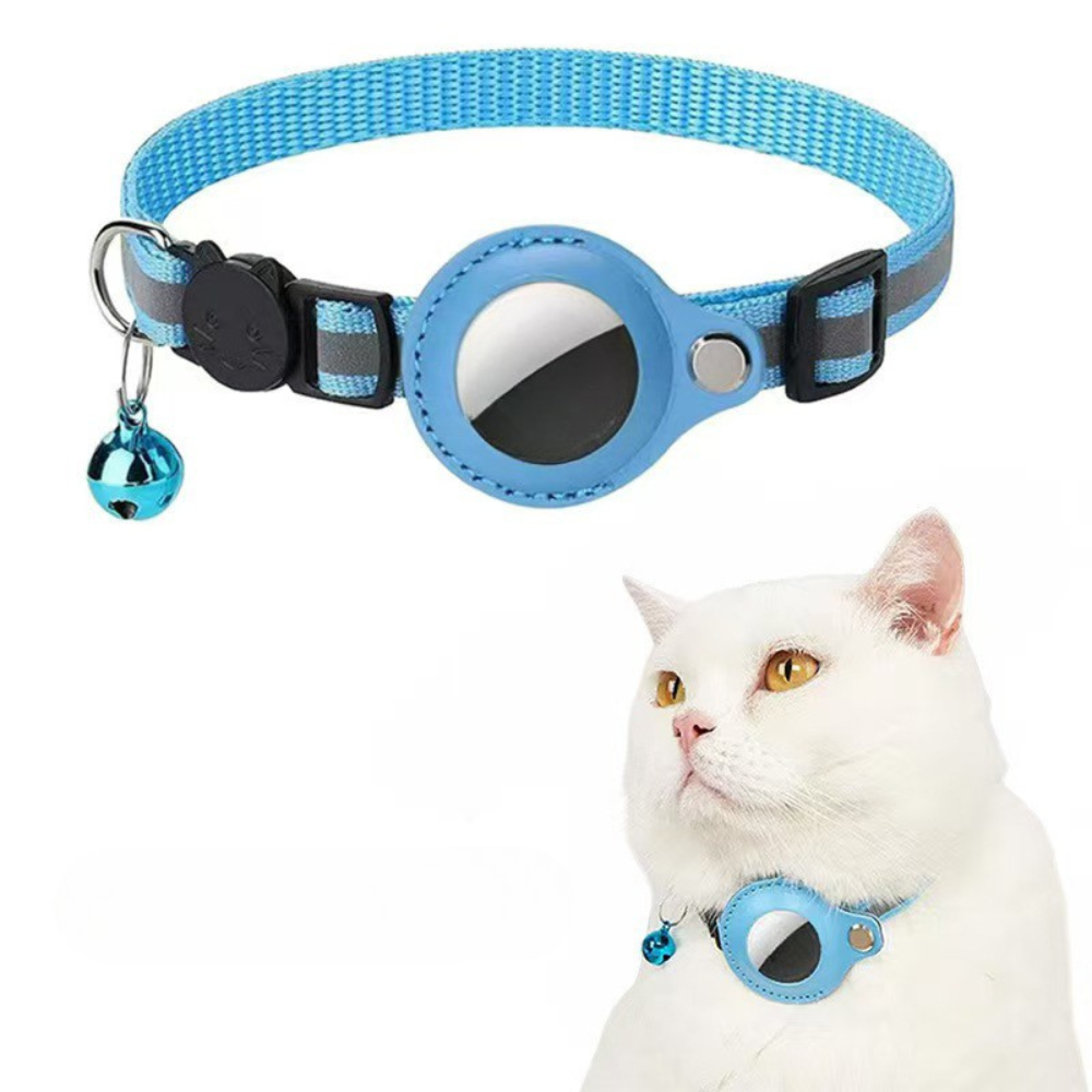 Kattehalsbånd Nylon Reflekterende GPS Tracker Rem