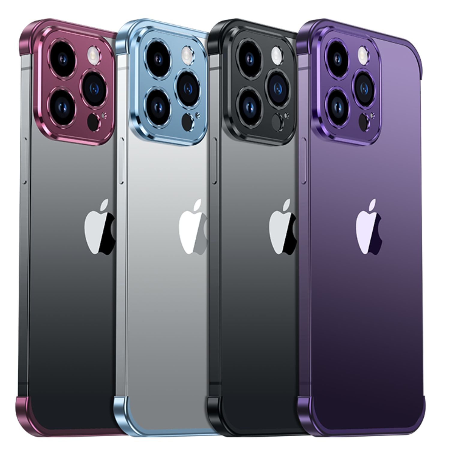 Telefoncover minimalistisk slank beskyttende metalcover