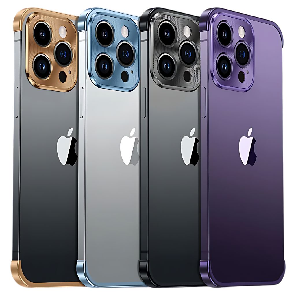 Pouzdro na telefon minimalistické tenké ochranné kovové kryt