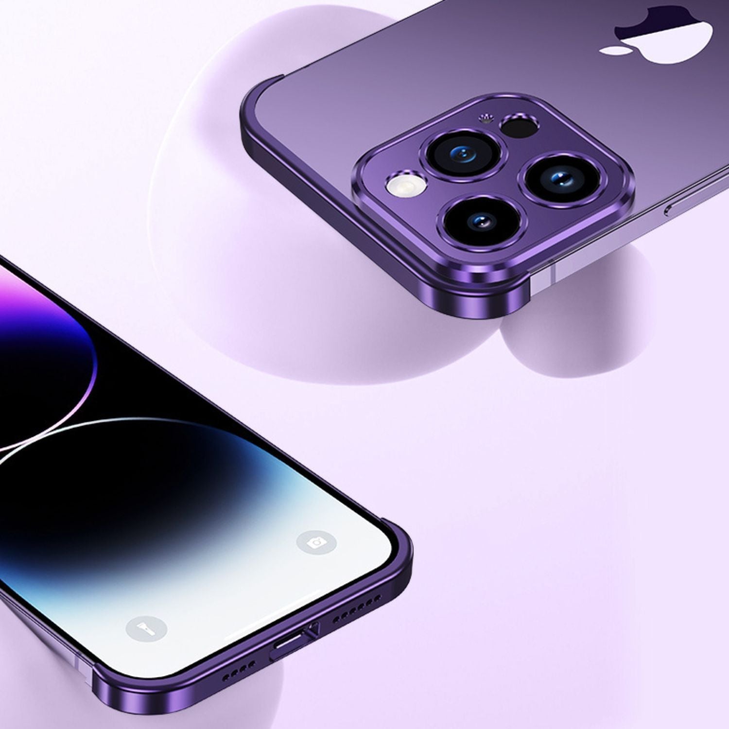Pouzdro na telefon minimalistické tenké ochranné kovové kryt