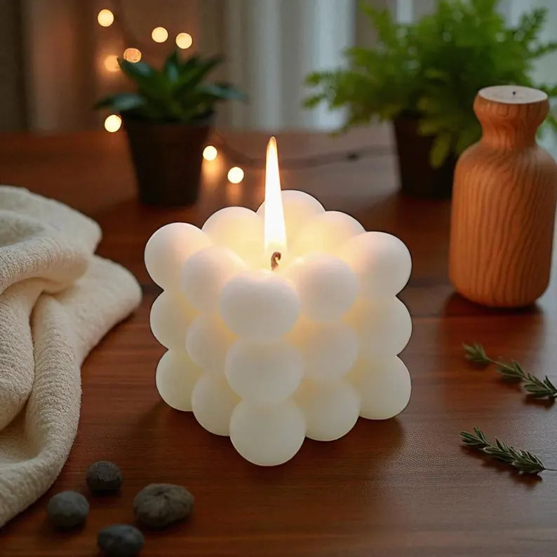 LED sloupové svíčky s efektem třpytivého plamene